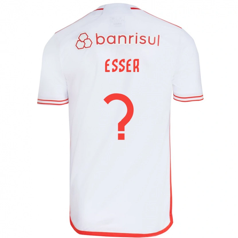 Danxen Damen Diego Esser #0 Rot Weiß Auswärtstrikot Trikot 2025/26 T-Shirt Schweiz