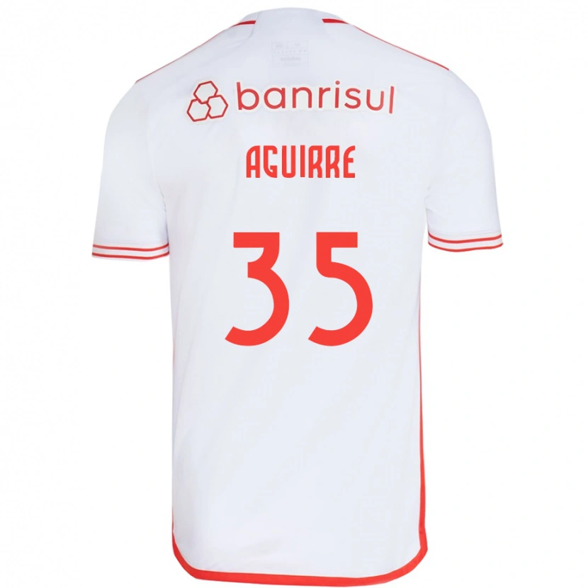 Danxen Damen Braian Aguirre #35 Rot Weiß Auswärtstrikot Trikot 2025/26 T-Shirt Schweiz