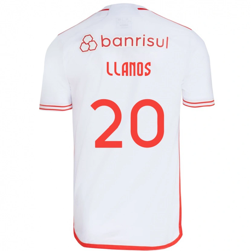 Danxen Damen Pati Llanos #20 Rot Weiß Auswärtstrikot Trikot 2025/26 T-Shirt Schweiz