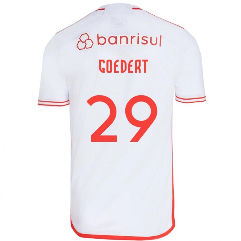 Danxen Damen Alice Goedert #29 Rot Weiß Auswärtstrikot Trikot 2025/26 T-Shirt Schweiz