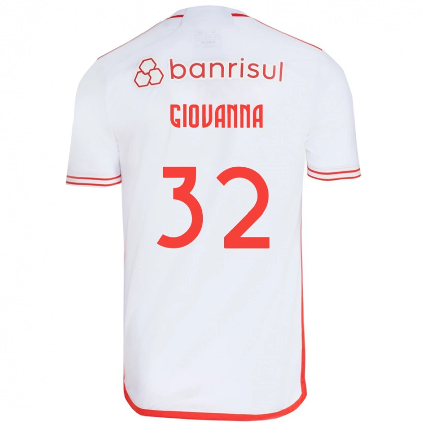 Danxen Damen Giulia Giovanna #32 Rot Weiß Auswärtstrikot Trikot 2025/26 T-Shirt Schweiz