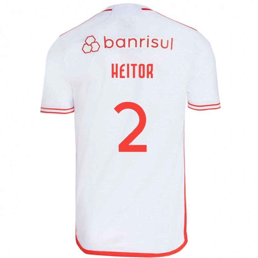 Danxen Damen Heitor #2 Rot Weiß Auswärtstrikot Trikot 2025/26 T-Shirt Schweiz