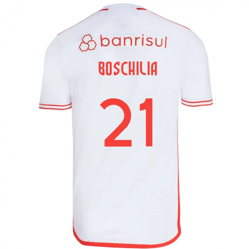 Danxen Damen Gabriel Boschilia #21 Rot Weiß Auswärtstrikot Trikot 2025/26 T-Shirt Schweiz