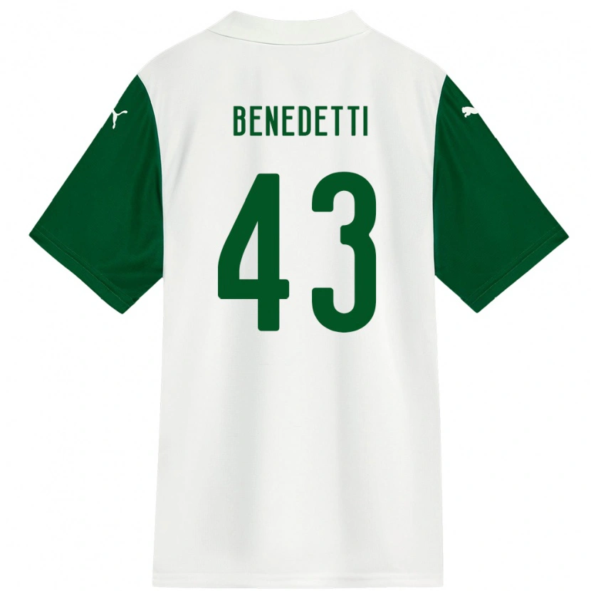 Danxen Damen Luis Benedetti #43 Grün Weiß Auswärtstrikot Trikot 2025/26 T-Shirt Schweiz