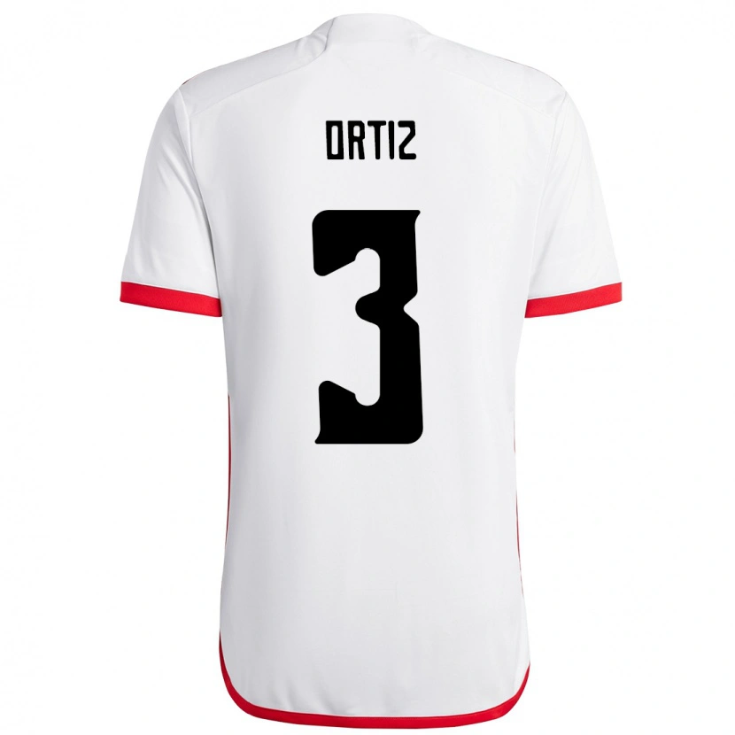 Danxen Damen Léo Ortiz #3 Rot Schwarz Auswärtstrikot Trikot 2025/26 T-Shirt Schweiz