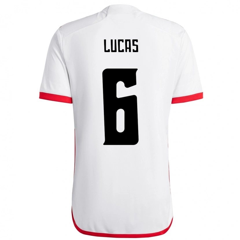 Danxen Damen Ayrton Lucas #6 Rot Schwarz Auswärtstrikot Trikot 2025/26 T-Shirt Schweiz