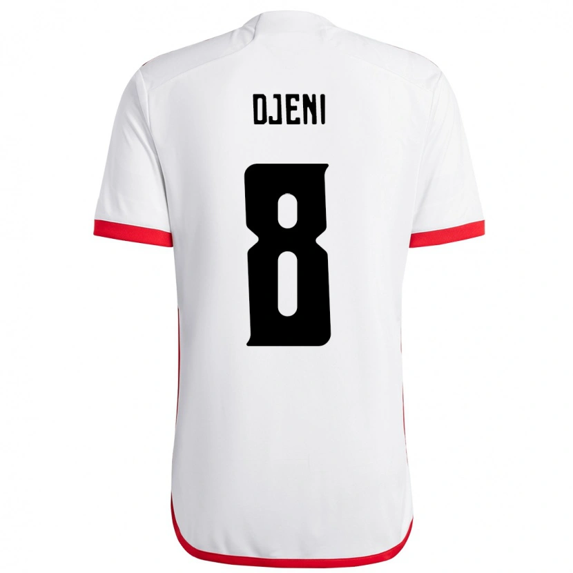 Danxen Damen Djeni #8 Rot Schwarz Auswärtstrikot Trikot 2025/26 T-Shirt Schweiz