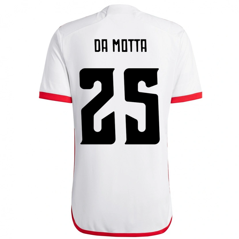 Danxen Damen Piris Da Motta #25 Rot Schwarz Auswärtstrikot Trikot 2025/26 T-Shirt Schweiz