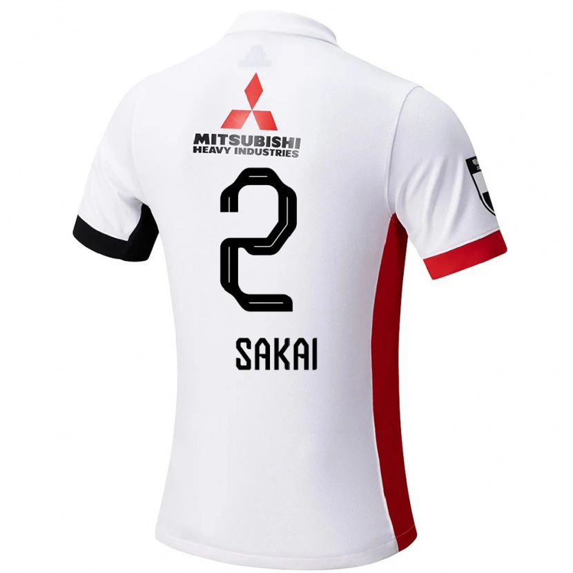 Danxen Damen Hiroki Sakai #2 Rot Weiß Auswärtstrikot Trikot 2025/26 T-Shirt Schweiz