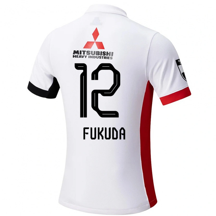 Danxen Damen Shiori Fukuda #12 Rot Weiß Auswärtstrikot Trikot 2025/26 T-Shirt Schweiz