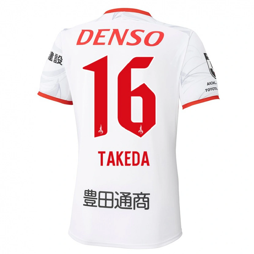 Danxen Damen Yohei Takeda #16 Rot Gelb Auswärtstrikot Trikot 2025/26 T-Shirt Schweiz