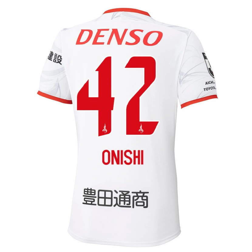 Danxen Damen Ritsu Onishi #42 Rot Gelb Auswärtstrikot Trikot 2025/26 T-Shirt Schweiz