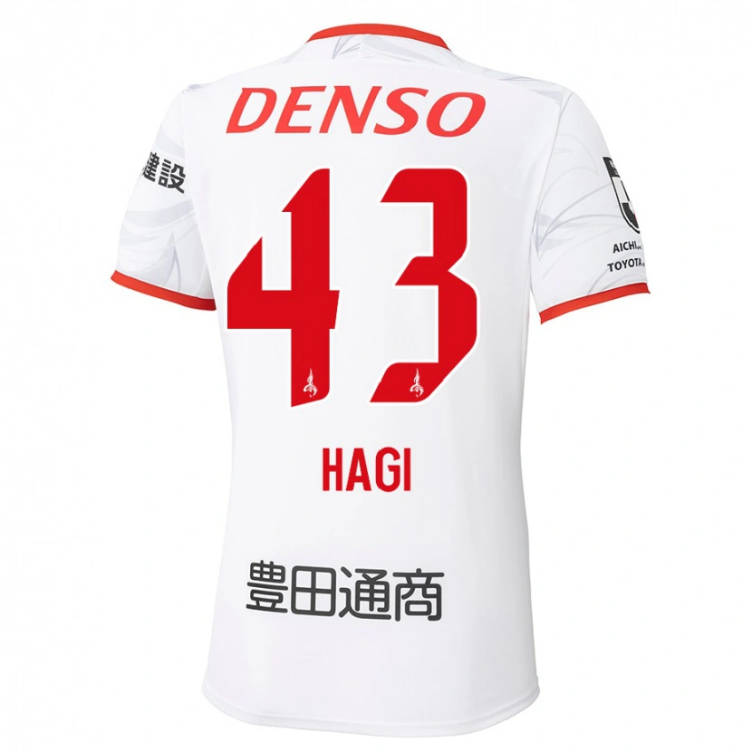 Danxen Damen Hiroaki Hagi #43 Rot Gelb Auswärtstrikot Trikot 2025/26 T-Shirt Schweiz