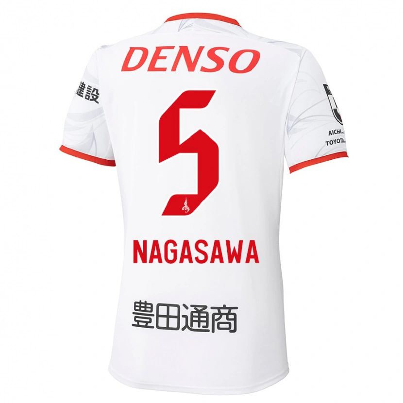 Danxen Damen Kazuki Nagasawa #5 Rot Gelb Auswärtstrikot Trikot 2025/26 T-Shirt Schweiz