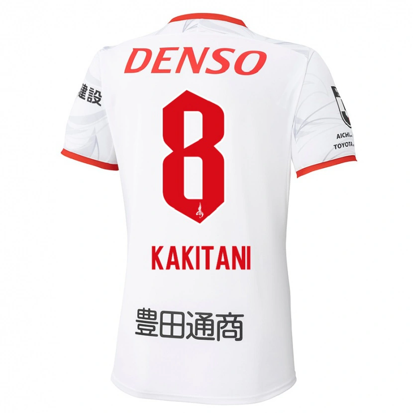 Danxen Damen Yoichiro Kakitani #8 Rot Gelb Auswärtstrikot Trikot 2025/26 T-Shirt Schweiz