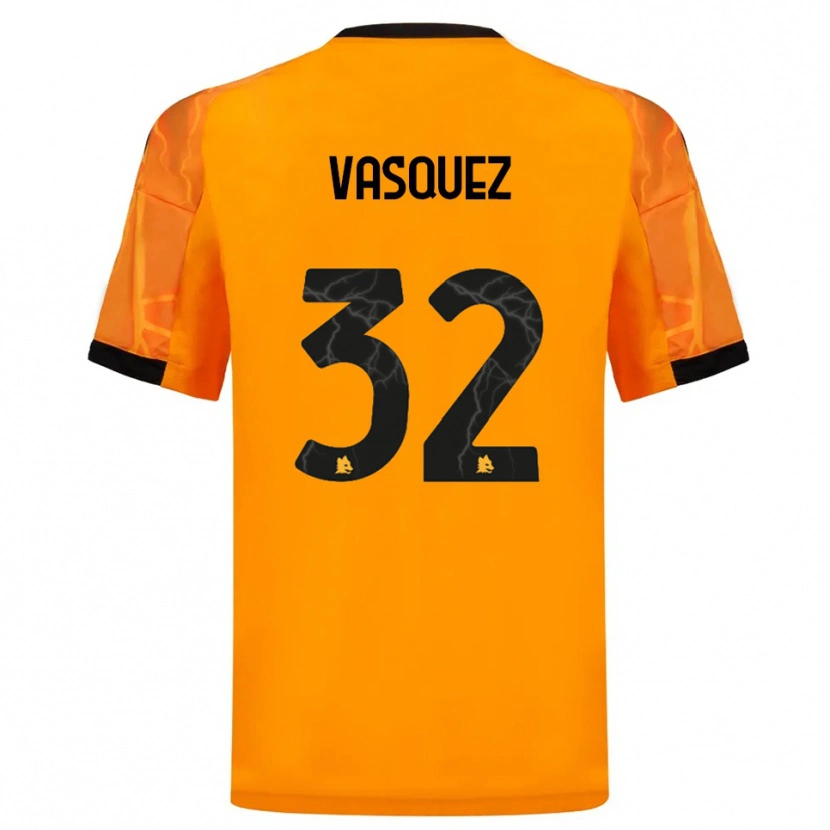 Danxen Herren Devis Vásquez #32 Orange Schwarz Auswärtstrikot Trikot 2025/26 T-Shirt Schweiz