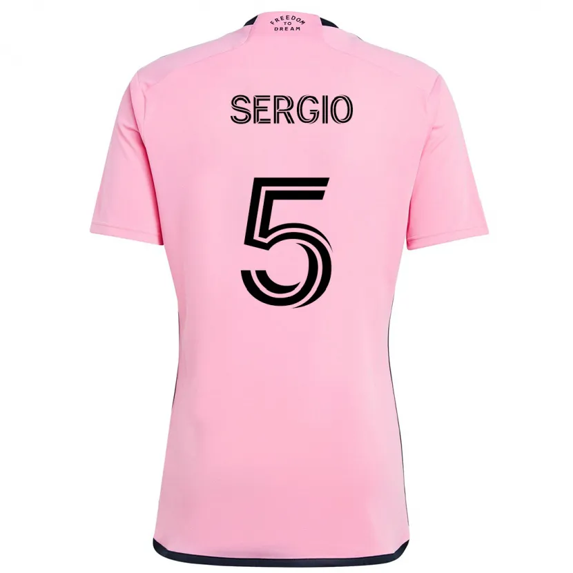 Danxen Kinder Sergio Busquets #5 Rosa Heimtrikot Trikot 2024/25 T-Shirt Schweiz