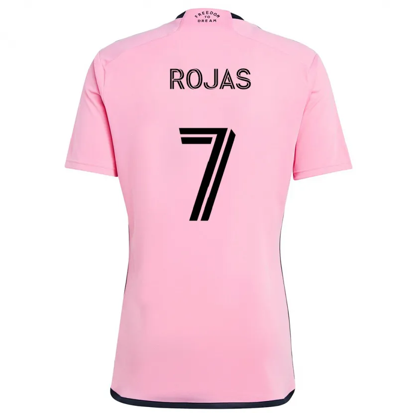 Danxen Kinder Matías Rojas #7 Rosa Heimtrikot Trikot 2024/25 T-Shirt Schweiz