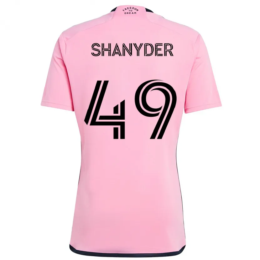 Danxen Kinder Shanyder Borgelin #49 Rosa Heimtrikot Trikot 2024/25 T-Shirt Schweiz