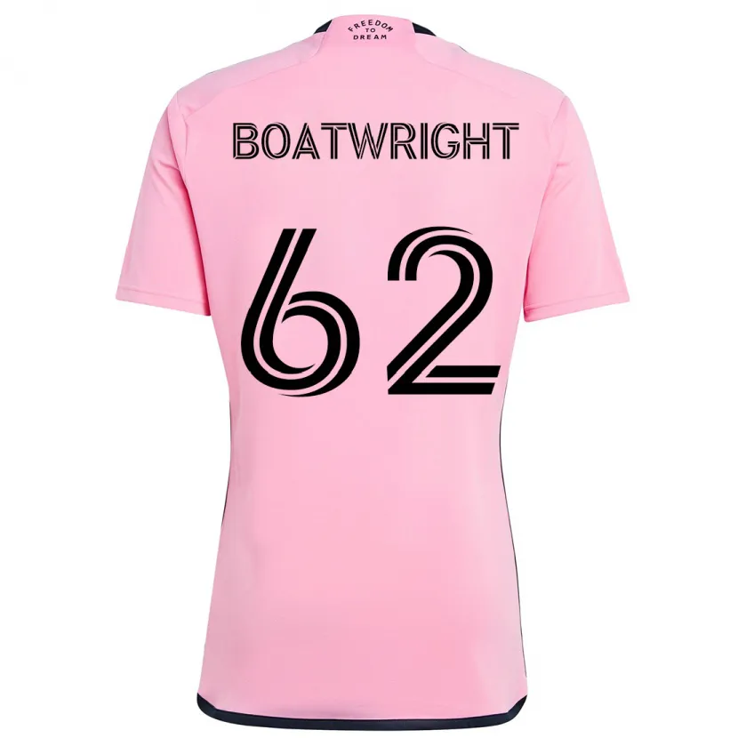 Danxen Kinder Israel Boatwright #62 Rosa Heimtrikot Trikot 2024/25 T-Shirt Schweiz