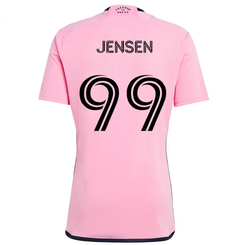 Danxen Kinder Cole Jensen #99 Rosa Heimtrikot Trikot 2024/25 T-Shirt Schweiz