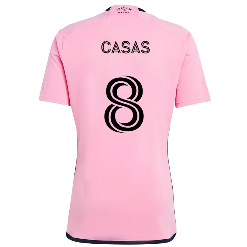 Danxen Kinder Pep Casas #8 Rosa Heimtrikot Trikot 2024/25 T-Shirt Schweiz