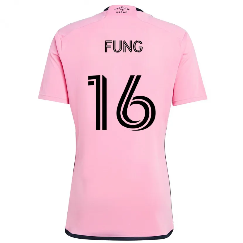 Danxen Kinder Victor Fung #16 Rosa Heimtrikot Trikot 2024/25 T-Shirt Schweiz