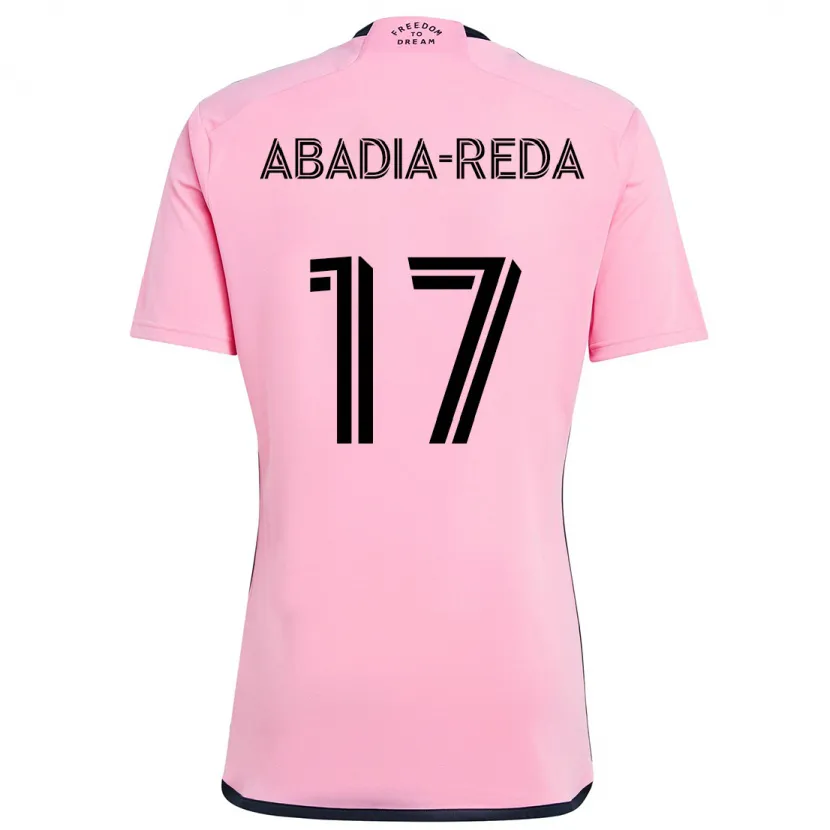 Danxen Kinder Ezequiel Abadia-Reda #17 Rosa Heimtrikot Trikot 2024/25 T-Shirt Schweiz