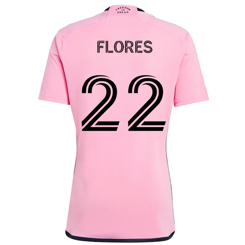 Danxen Kinder Alejandro Flores #22 Rosa Heimtrikot Trikot 2024/25 T-Shirt Schweiz