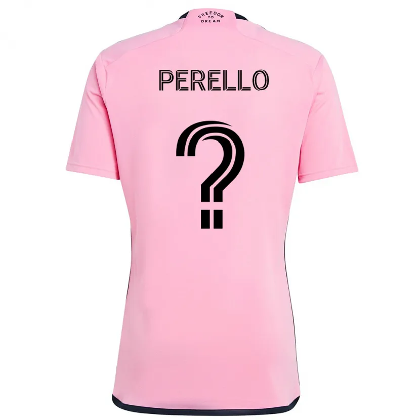 Danxen Kinder Sergio Perello #0 Rosa Heimtrikot Trikot 2024/25 T-Shirt Schweiz