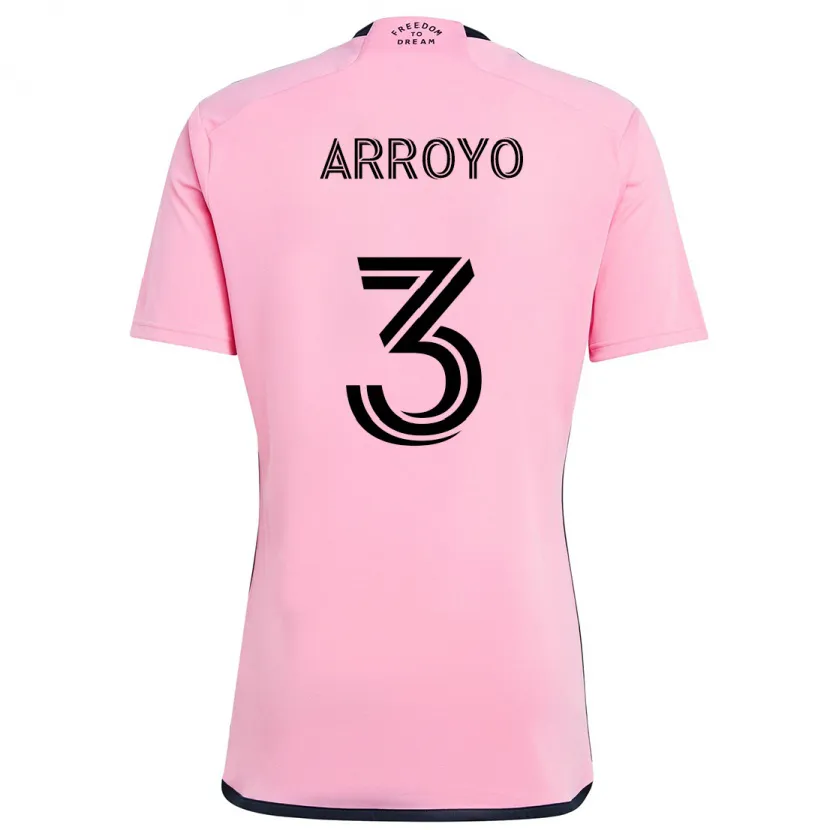 Danxen Kinder Dixon Arroyo #3 Rosa Heimtrikot Trikot 2024/25 T-Shirt Schweiz