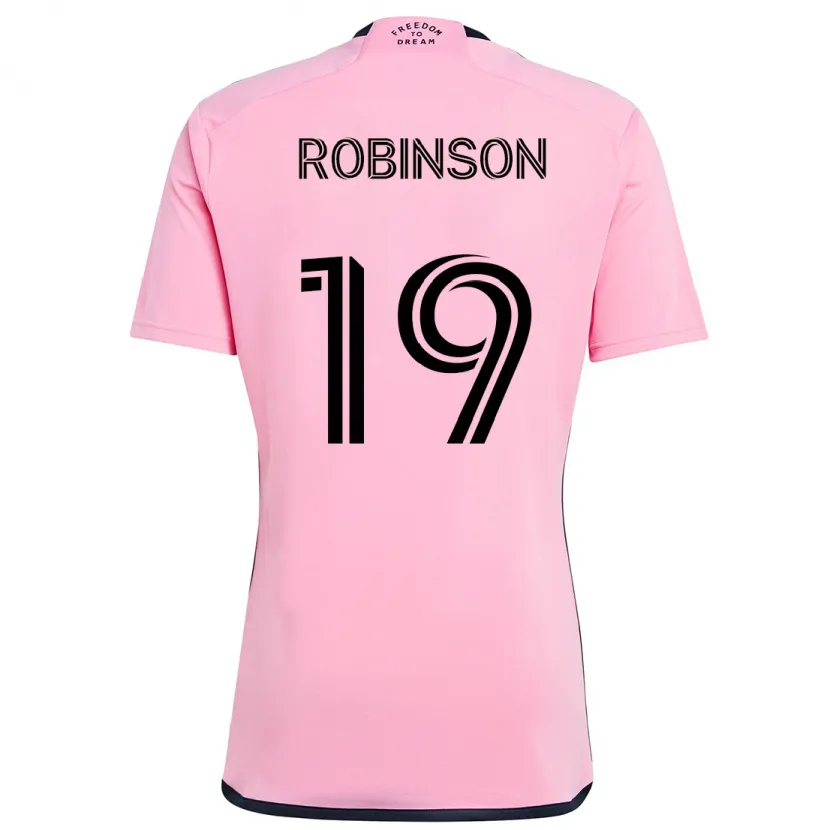 Danxen Kinder Robbie Robinson #19 Rosa Heimtrikot Trikot 2024/25 T-Shirt Schweiz