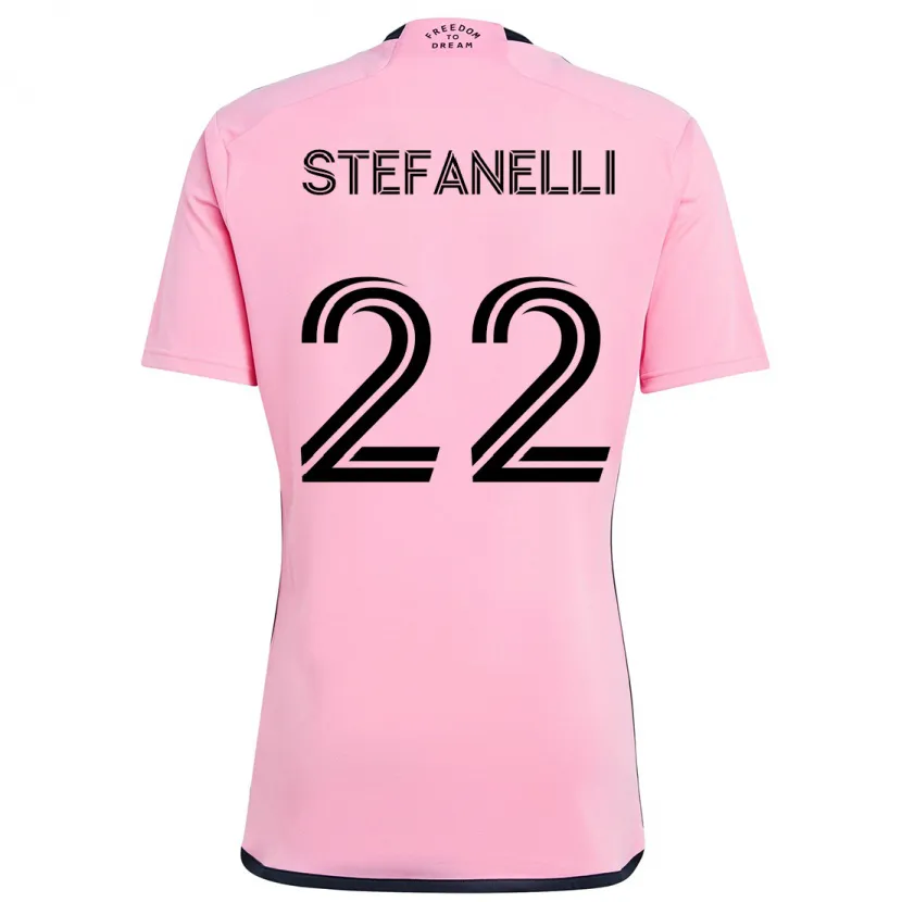 Danxen Kinder Nicolás Stefanelli #22 Rosa Heimtrikot Trikot 2024/25 T-Shirt Schweiz