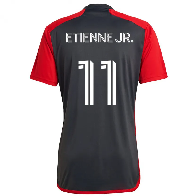 Danxen Kinder Derrick Etienne Jr. #11 Grau Rot Heimtrikot Trikot 2024/25 T-Shirt Schweiz