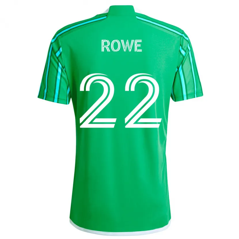 Danxen Kinder Kelyn Rowe #22 Grün Weiß Heimtrikot Trikot 2024/25 T-Shirt Schweiz