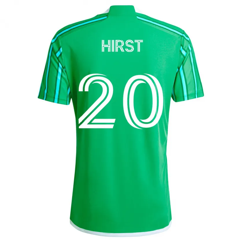 Danxen Kinder Sophie Hirst #20 Grün Weiß Heimtrikot Trikot 2024/25 T-Shirt Schweiz