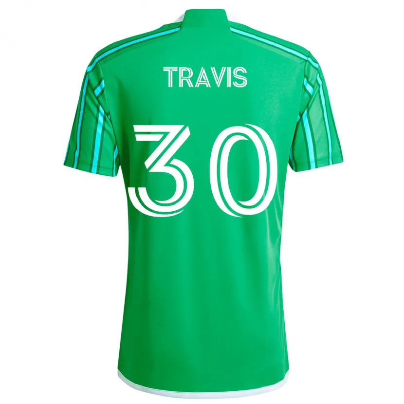 Danxen Kinder Riley Travis #30 Grün Weiß Heimtrikot Trikot 2024/25 T-Shirt Schweiz