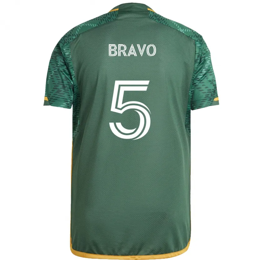 Danxen Kinder Claudio Bravo #5 Grün Orange Heimtrikot Trikot 2024/25 T-Shirt Schweiz