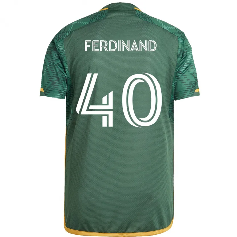 Danxen Kinder Keesean Ferdinand #40 Grün Orange Heimtrikot Trikot 2024/25 T-Shirt Schweiz