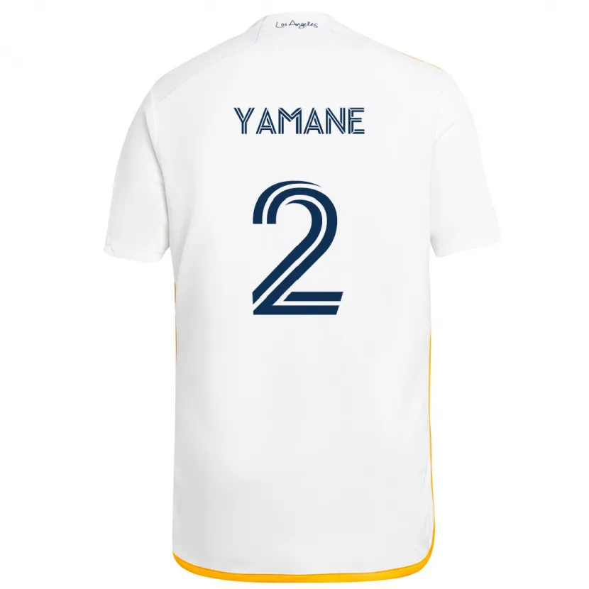 Danxen Kinder Miki Yamane #2 Weiß Gelb Heimtrikot Trikot 2024/25 T-Shirt Schweiz