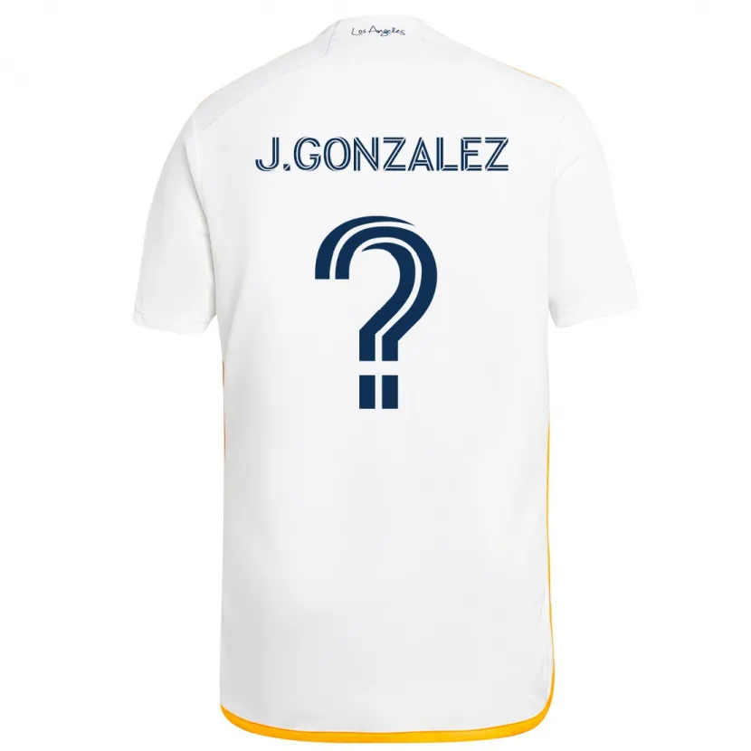 Danxen Kinder Jesse Gonzalez #0 Weiß Gelb Heimtrikot Trikot 2024/25 T-Shirt Schweiz