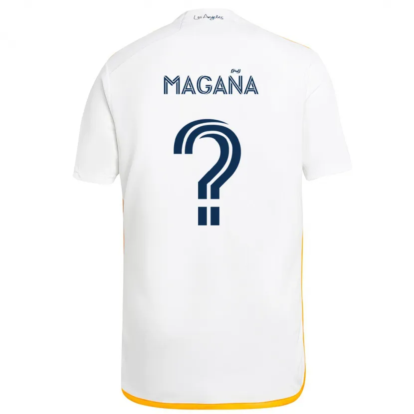 Danxen Kinder Jose Magaña #0 Weiß Gelb Heimtrikot Trikot 2024/25 T-Shirt Schweiz