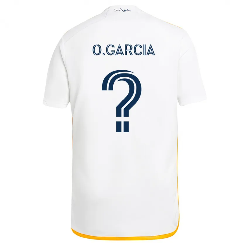 Danxen Kinder Omar Garcia #0 Weiß Gelb Heimtrikot Trikot 2024/25 T-Shirt Schweiz