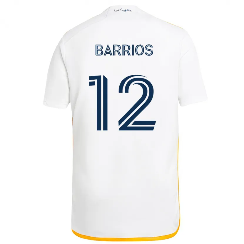 Danxen Kinder Michael Barrios #12 Weiß Gelb Heimtrikot Trikot 2024/25 T-Shirt Schweiz