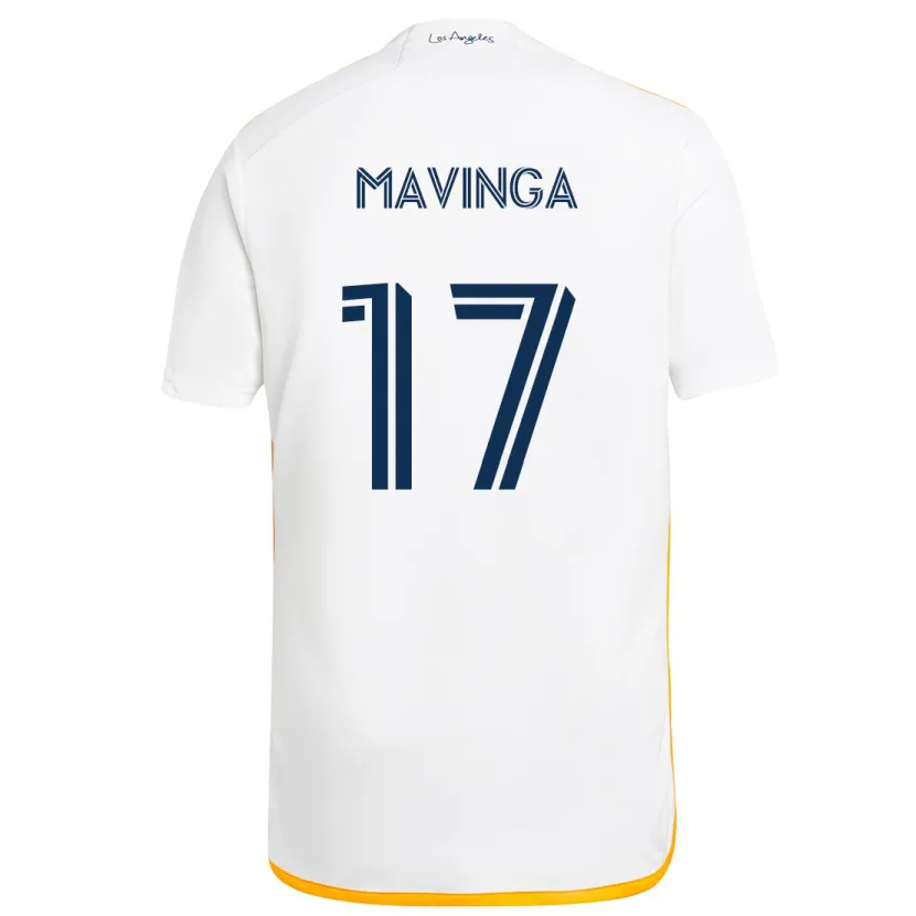 Danxen Kinder Chris Mavinga #17 Weiß Gelb Heimtrikot Trikot 2024/25 T-Shirt Schweiz