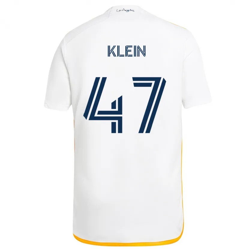 Danxen Kinder Carson Klein #47 Weiß Gelb Heimtrikot Trikot 2024/25 T-Shirt Schweiz