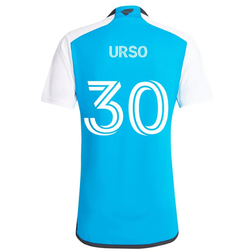 Danxen Kinder Júnior Urso #30 Blau Weiss Heimtrikot Trikot 2024/25 T-Shirt Schweiz