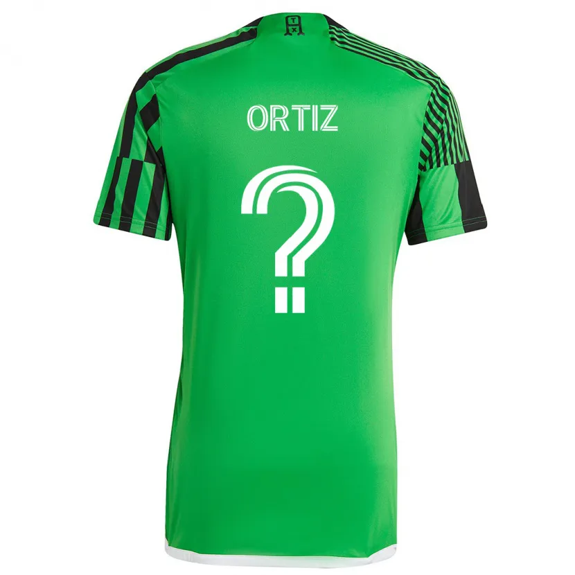 Danxen Kinder Viggo Ortiz #0 Grün Schwarz Heimtrikot Trikot 2024/25 T-Shirt Schweiz