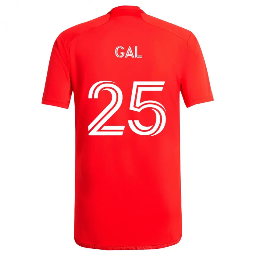 Danxen Kinder Jeff Gal #25 Rot-Weiss Heimtrikot Trikot 2024/25 T-Shirt Schweiz