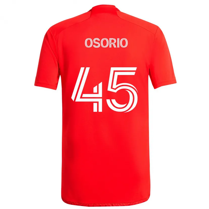 Danxen Kinder Harold Osorio #45 Rot-Weiss Heimtrikot Trikot 2024/25 T-Shirt Schweiz